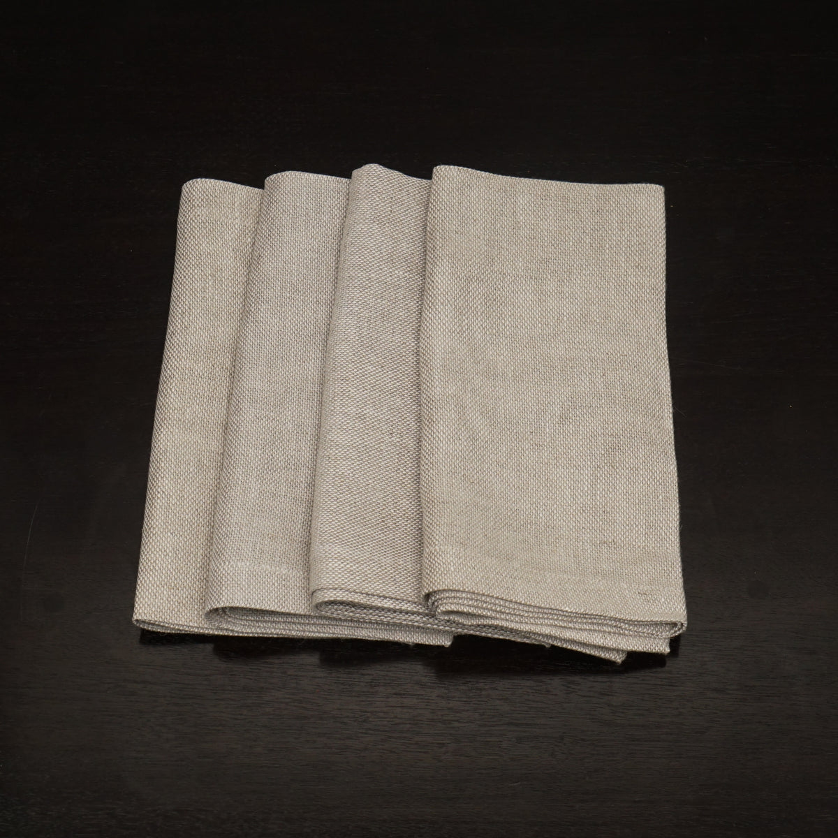 Italian Basketweave Linen Napkins, Oatmeal – foley&cox HOME