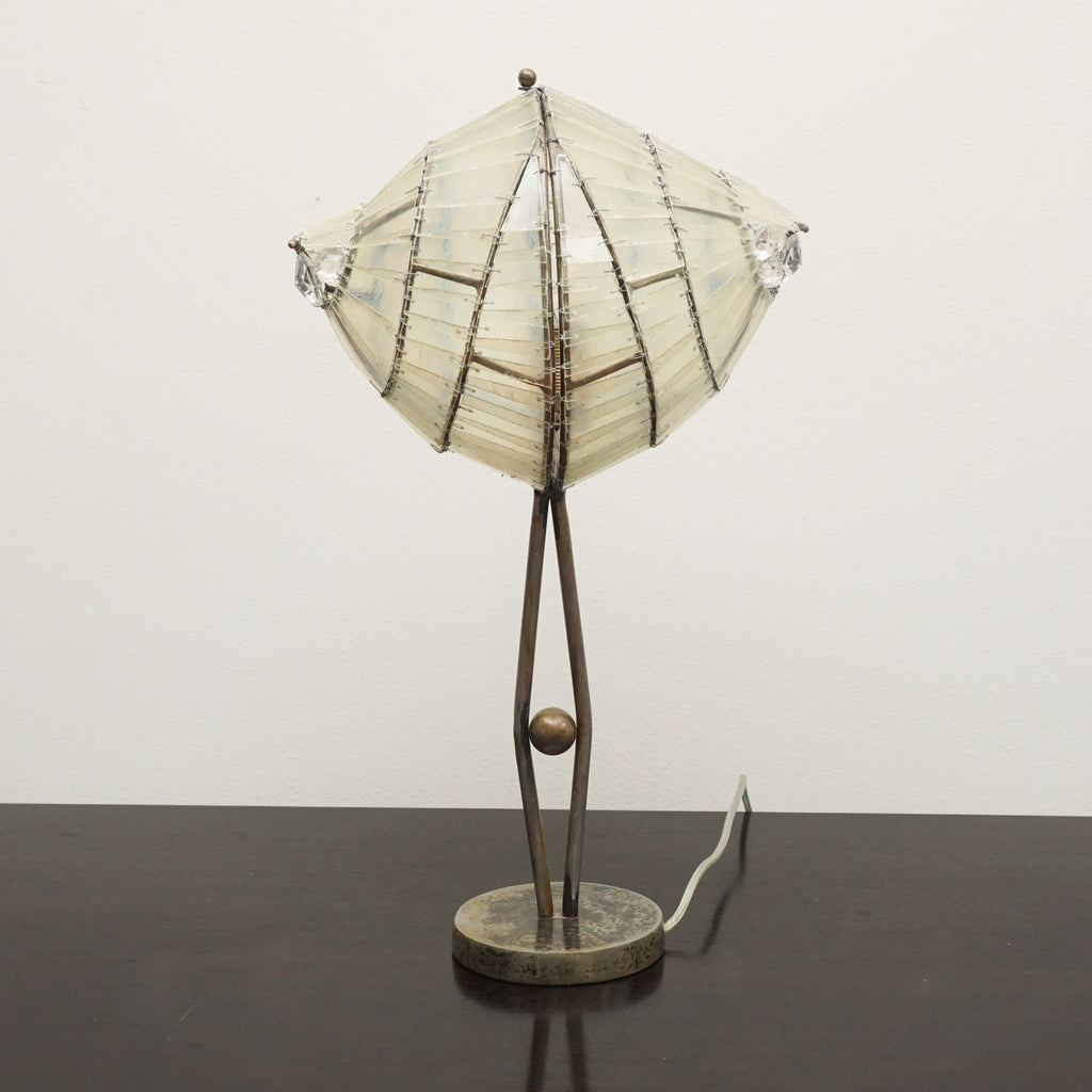 SPARE Artichoke Lamp Italian Design 70s Porcelain and Brass 